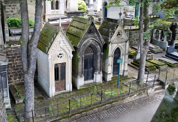 Cimetiere Montmartre Paris Teki Eski Mezarlık — Stok fotoğraf