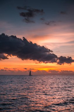 Yat katamaran Yelken denizde yelken. Yelkenli. Yelken.