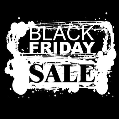 Siyah Cuma satış vektör çizim tasarım, poster veya başlık sayfası