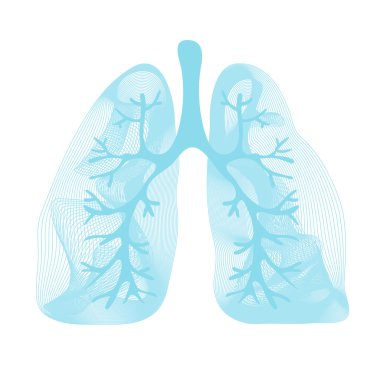 Lungs symbol. Breathing. Lunge exercise. Lung cancer (asthma, tuberculosis, pneumonia). Respiratory system. World Tuberculosis Day. World Pneumonia Day. Health care clipart