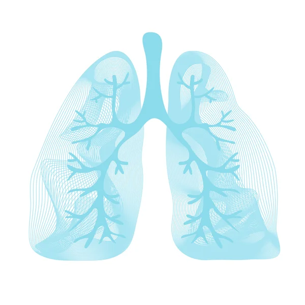Symbole pulmonaire. Respire. Faites de l'exercice. Cancer du poumon (asthme, tuberculose, pneumonie). Appareil respiratoire. Journée mondiale de la tuberculose. Journée mondiale de la pneumonie. Soins de santé Graphismes Vectoriels