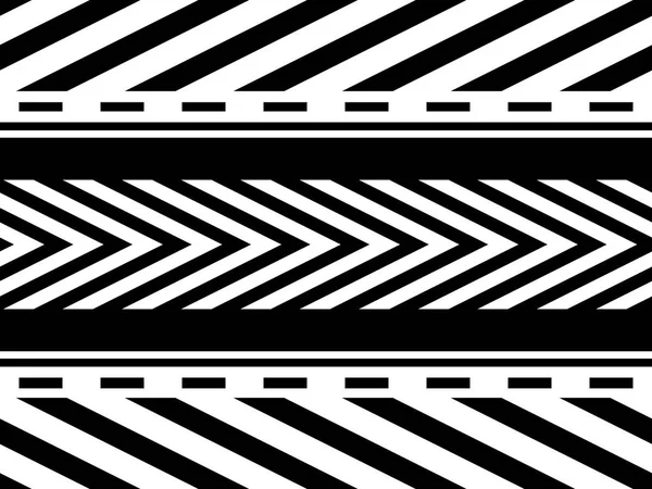 シームレスな抽象的な黒と白のモノクロ パターン。幾何学的なデザイン。ベクトルの背景。壁紙、パターンの塗りつぶし、web ページの背景、表面のテクスチャ、繊維に最適 — ストックベクタ
