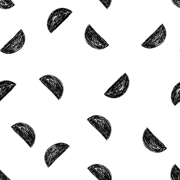 Скандинавский монохромный примитивный минималистический племенной векторный фон. Черно-белый бесшовный рисунок. Перфект для обоев, заполнения узоров, задней части веб-страниц, текстур поверхностей, текстиля — стоковый вектор
