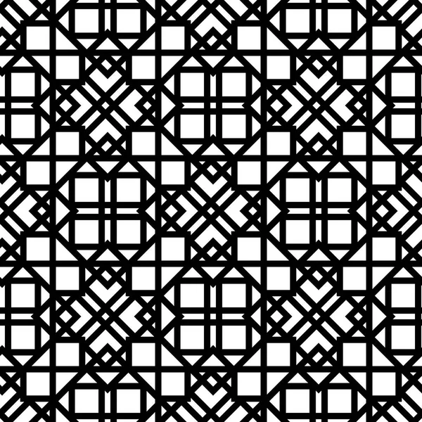 Dikişsiz siyah beyaz en az geometrik desen vektör arka plan. Duvar kağıtları, desen dolgularını, web sayfası arka planlar, yüzey dokuları, tekstil için mükemmel