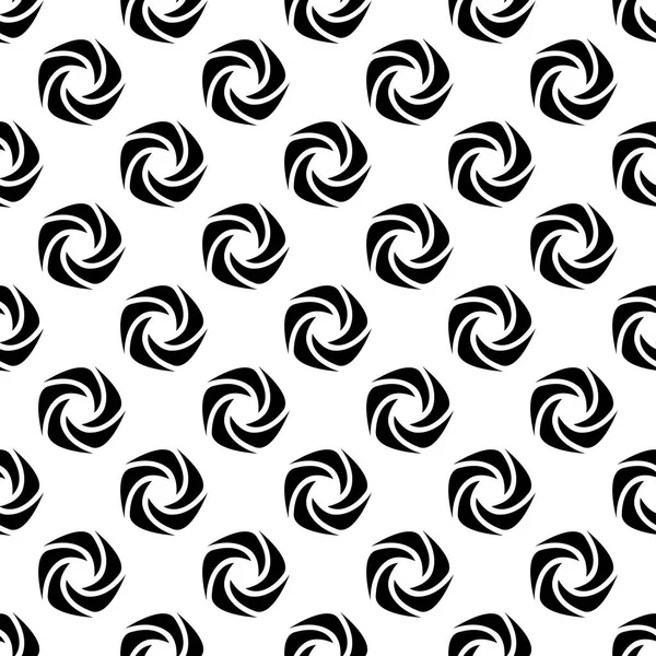 Fondo geométrico mínimo inconsútil del vector del patrón en blanco y negro. Perfecto para fondos de pantalla, rellenos de patrones, fondos de página web, texturas superficiales, textiles — Archivo Imágenes Vectoriales