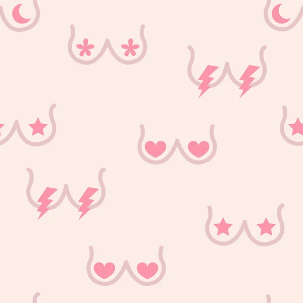 Patrón sin costura con ilustración de vectores de mama — Archivo Imágenes Vectoriales