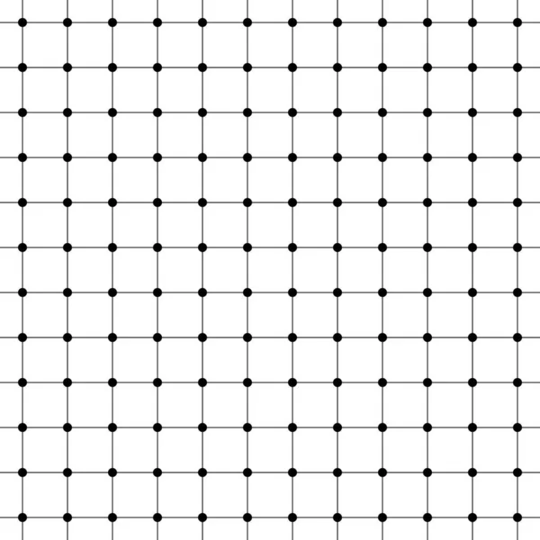 Seamless black and white minimal geometric pattern vector background. Perfect for wallpapers, pattern fills, web page backgrounds, surface textures, textile — Stock Vector