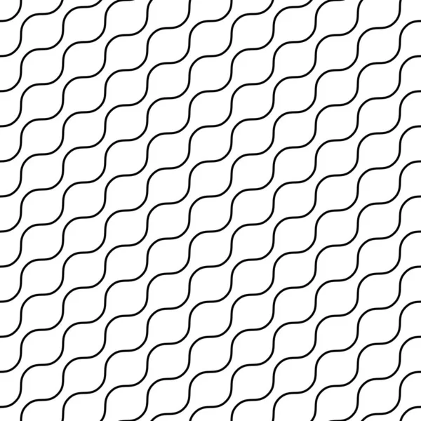 Fondo geométrico mínimo inconsútil del vector del patrón en blanco y negro. Perfecto para fondos de pantalla, rellenos de patrones, fondos de página web, texturas superficiales, textiles — Archivo Imágenes Vectoriales