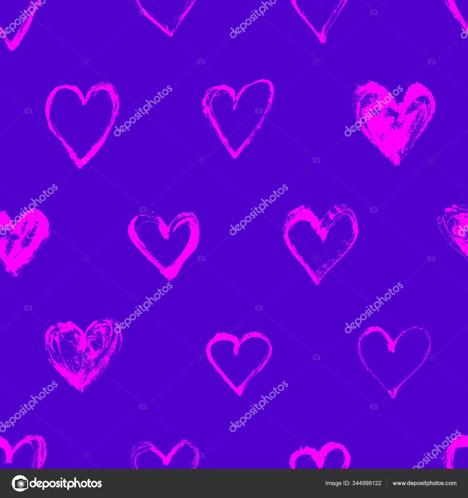 与心灵的无缝模式。情人节那天，母亲的一天。婚礼、 剪贴簿、 礼品包装纸背景。完美的壁纸、 图案填充、 网页背景、 表面纹理、  纺织图库矢量图©artskvortsova 344999122, image size:1600x1700