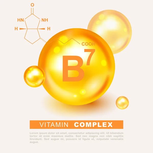 Vitamine Brillant Pilule Icône Capsule Icône Vitamine Gélule Biotine Conception — Image vectorielle