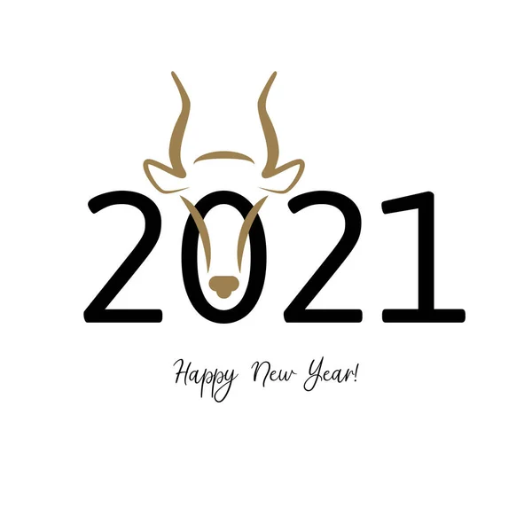 Κινέζικη Πρωτοχρονιά 2021 Νέο Έτος Σημάδι Από Ωροσκόπιο Μεταλλίου 2021 — Διανυσματικό Αρχείο