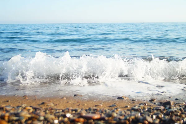 Letní Mořské Vlny Pláži — Stock fotografie