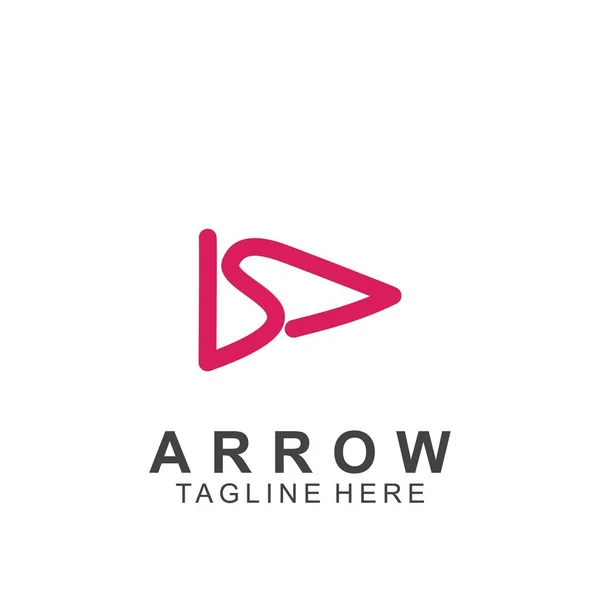 Abstract Arrow Logo Design Creative Design Icon Arrow Vector Illustration — Stock Vector