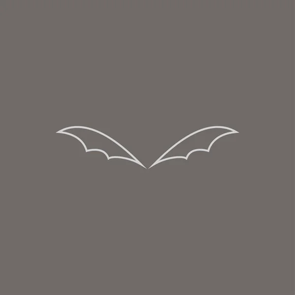 Design Logo Chauve Souris Premium Icône Abstraite Chauve Souris Illustration — Image vectorielle