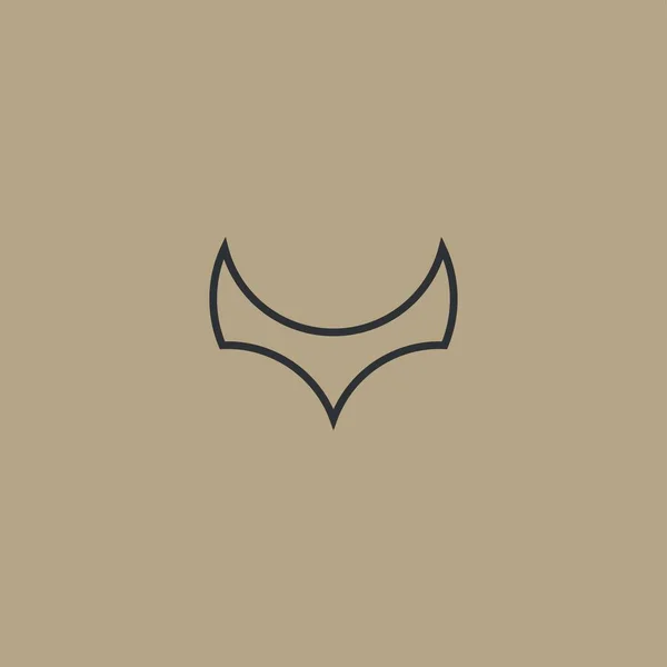 Design Logo Chauve Souris Premium Icône Abstraite Chauve Souris Illustration — Image vectorielle