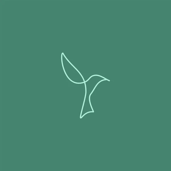 Logotipo Premium Bird Com Conceito Moderno Ilustração Vetor Ícone Pássaro — Vetor de Stock