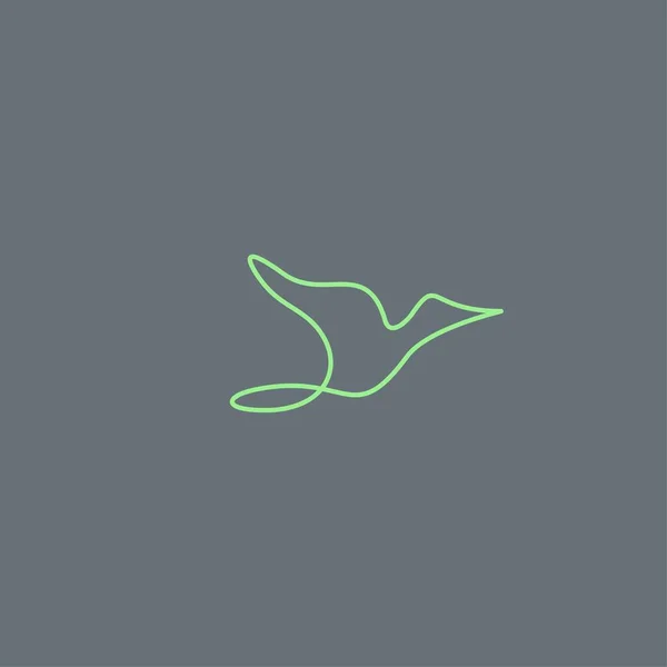 Logotipo Premium Bird Com Conceito Moderno Ilustração Vetor Ícone Pássaro —  Vetores de Stock