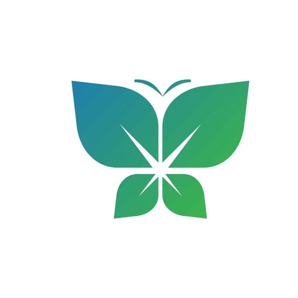 Butterfly Logo Design Avec Concept Moderne Modèle Vectoriel Papillon Icône — Image vectorielle