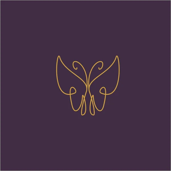 Diseño Logo Mariposa Con Concepto Moderno Plantilla Vector Mariposa Icono — Vector de stock