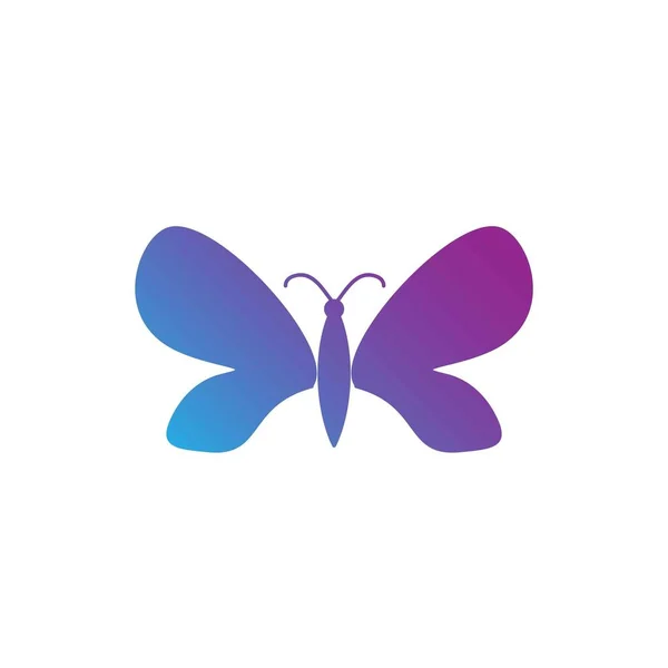 Modern Konseptli Kelebek Logosu Tasarımı Simge Kelebek Vektör Şablonu — Stok Vektör