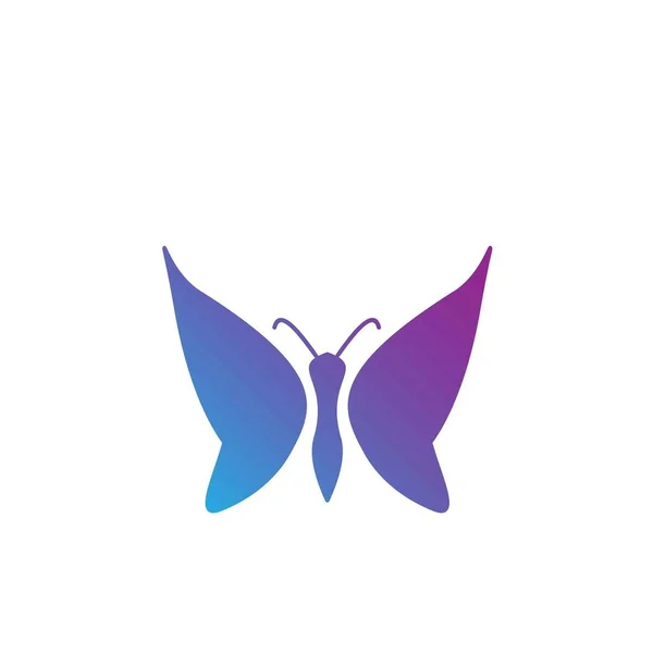 Modern Konseptli Kelebek Logosu Tasarımı Simge Kelebek Vektör Şablonu — Stok Vektör