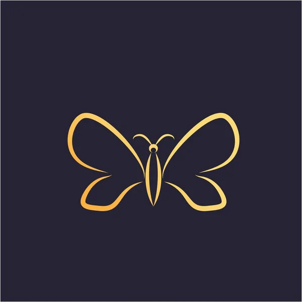 Σχεδιασμός Λογότυπου Πεταλούδας Σύγχρονη Έννοια Πρότυπο Διανύσματος Πεταλούδας Εικονιδίων — Διανυσματικό Αρχείο