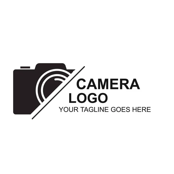 Camera Logo Vector Template Fotografie Icoon Design — Stockvector