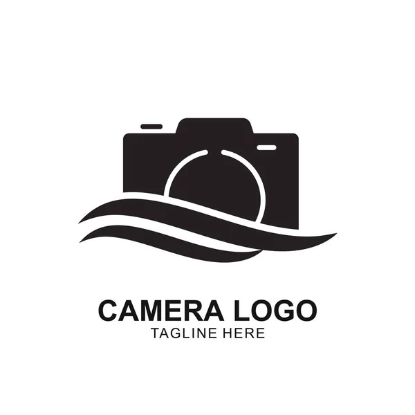Camera Logo Vector Template Photography Icon Design — Stock Vector