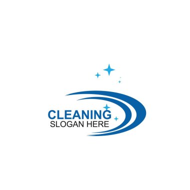 Temizlik ve Bakım Logosu Şablonu. Daireleri ve ofisleri temizliyorum.