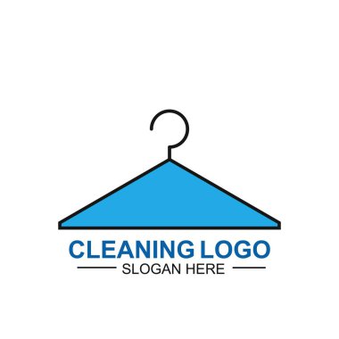 Temizlik ve Bakım Logosu Şablonu. Daireleri ve ofisleri temizliyorum.