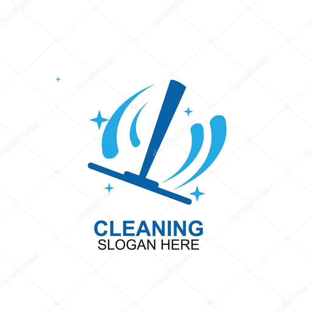 Cleaning And Maintenance Logo Template. cleaning apartments and offices