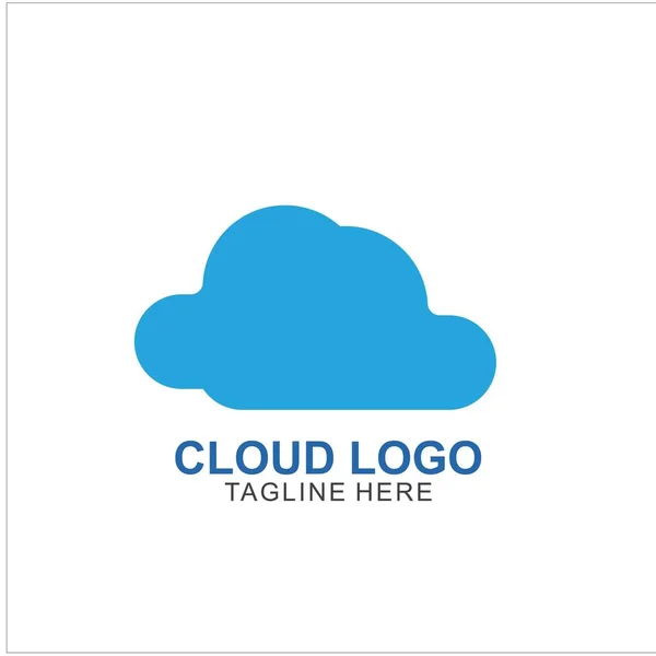 Plantilla Logotipo Cloud Design Diseño Iconos Nube Vector — Vector de stock