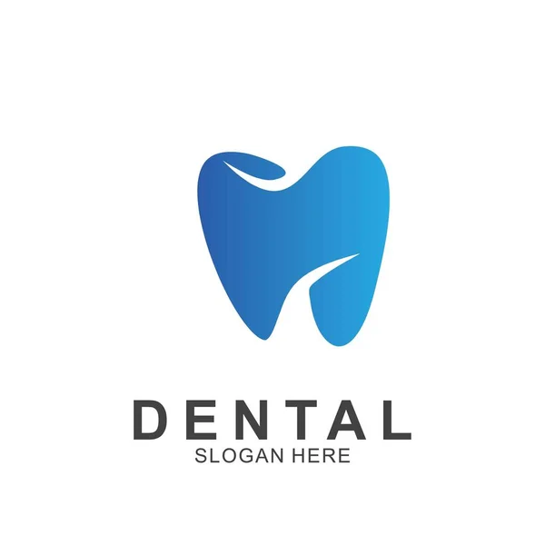 Logo Dental Plantilla Diseño Colorido Icono Diente Abstracto Moderno — Archivo Imágenes Vectoriales