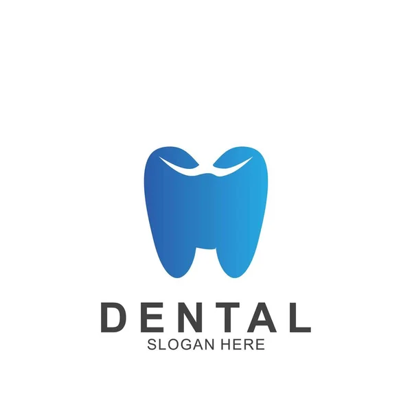 Modelo Design Colorido Logotipo Dental Ícone Dente Abstrato Moderno —  Vetores de Stock