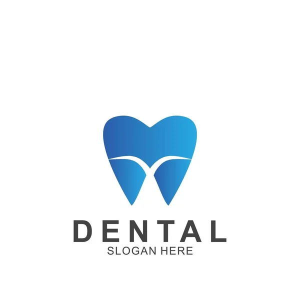 Modelo Design Colorido Logotipo Dental Ícone Dente Abstrato Moderno —  Vetores de Stock
