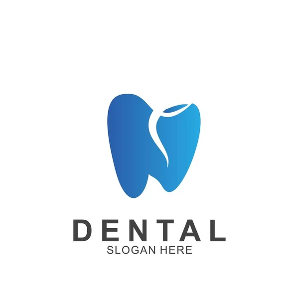 Dental Logo Colorful Design Template Icon Tooth Abstract Modern — Stock Vector