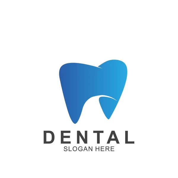 Οδοντιατρικό Λογότυπο Πολύχρωμο Πρότυπο Σχεδιασμού Εικονίδιο Δόντι Αφηρημένη Σύγχρονη — Διανυσματικό Αρχείο