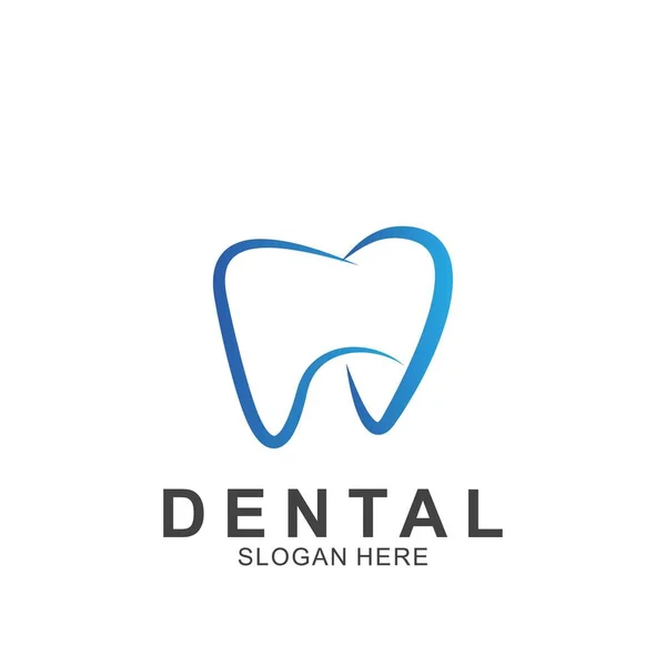 Dental Logo Colorful Design Template Icon Tooth Abstract Modern — Stock Vector