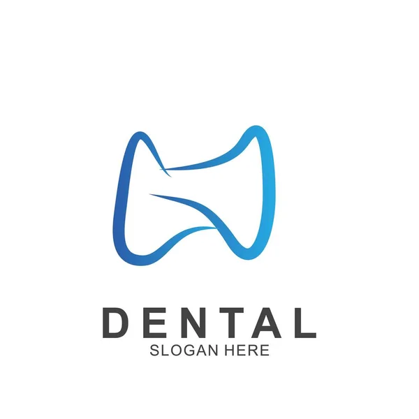 Dental Logo Färgglada Design Mall Ikon Tand Abstrakt Modern — Stock vektor