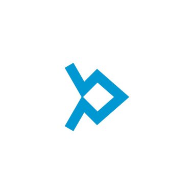 Birinci sınıf balık logosu tasarımı. Soyut simge balık vektör çizimi