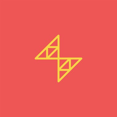 Parlak Flash logosu tasarımı. Soyut Vektör Gök gürültüsü, elektrik ve şimşek