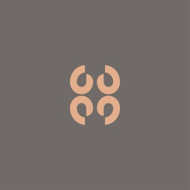 Lüks çiçek logosu tasarımı. Süs çiçeği soyut vektörü. Mücevher butiği vektör işareti.