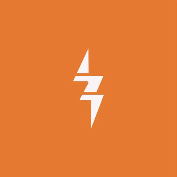 Design Premium Flash Logo Tonnerre Vectoriel Abstrait Foudre Électrique Éclair — Image vectorielle