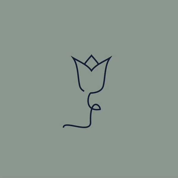 Розкішний Квітковий Дизайн Логотипу Орнамент Квіткового Абстрактного Вектора Ювелірний Бутік — стоковий вектор
