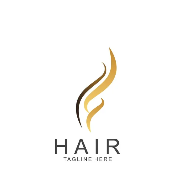 Design Moderne Logo Salon Coiffure Ciseaux Icon Modern Design — Image vectorielle