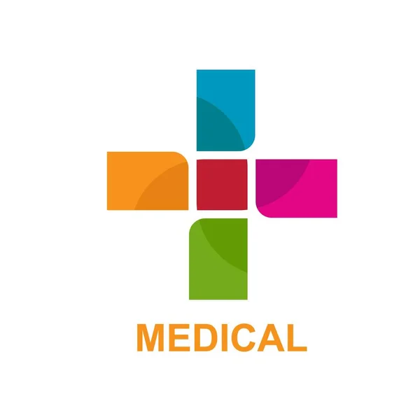 Template Design Medical Cross — 스톡 벡터