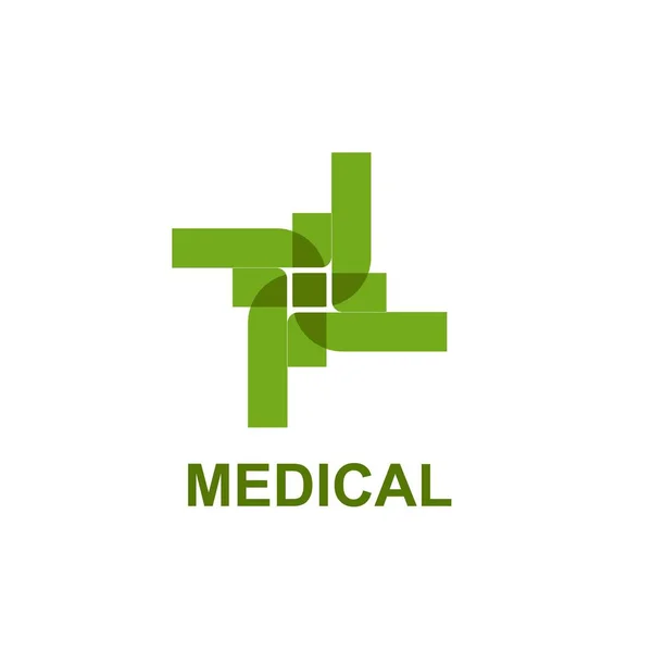 Gesundheit Logo Vorlage Entwerfen Medical Cross Logo — Stockvektor