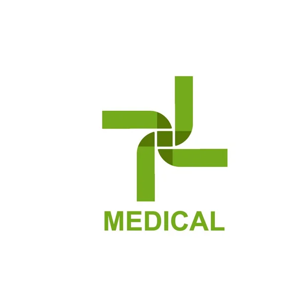 Gesundheit Logo Vorlage Entwerfen Medical Cross Logo — Stockvektor