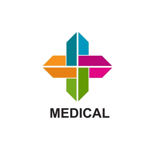 Template Design Medical Cross — 스톡 벡터