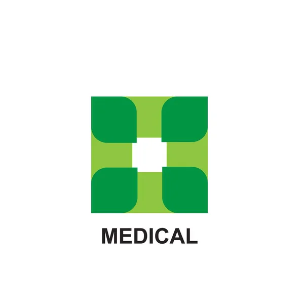 Modelo Logotipo Saúde Design Medical Cruz Logotipo — Vetor de Stock